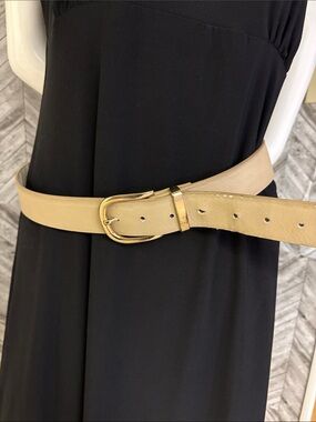 4/$20 Classic Tan Belt with Gold Buckle